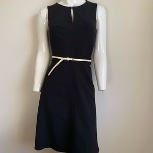 Calvin Klein Petite Sleeveless Belted Dress